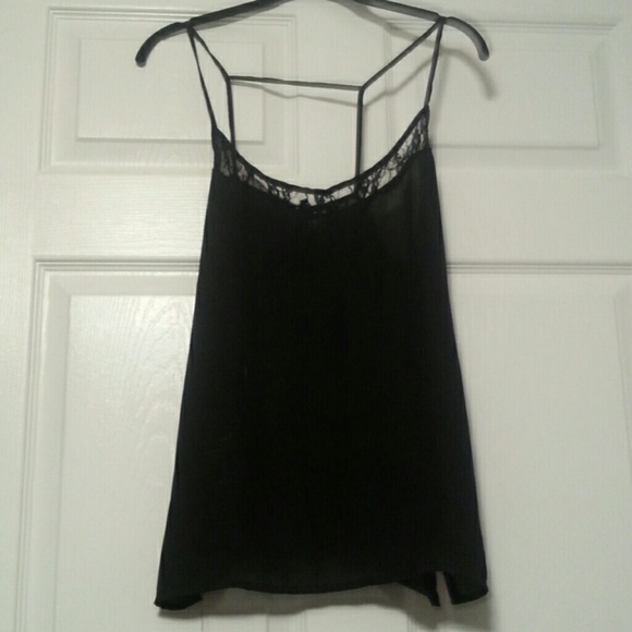 Black Tank With Interesting Straps