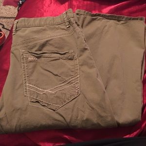 MEN BKE CASUALS TYLER KHAKI 36R