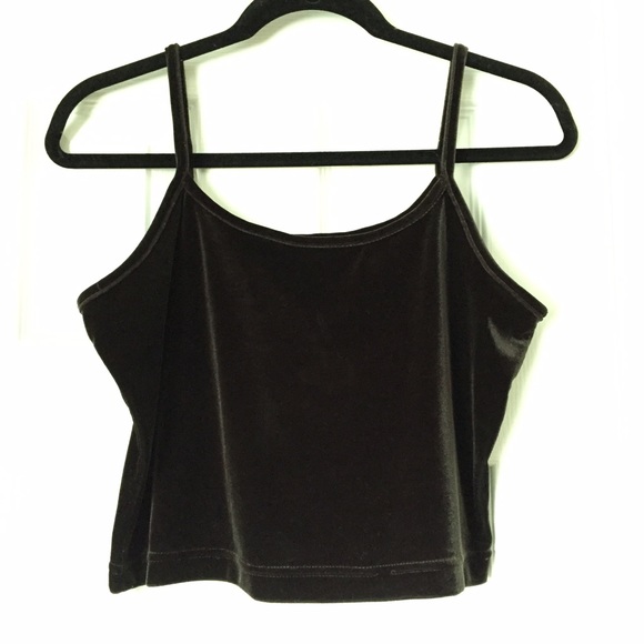 Velvet crop top 🐝