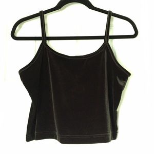 Velvet crop top 🐝