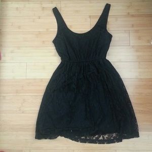 Simple lacy black dress