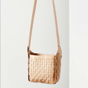 leather basket weave ecote urban outfitters bag