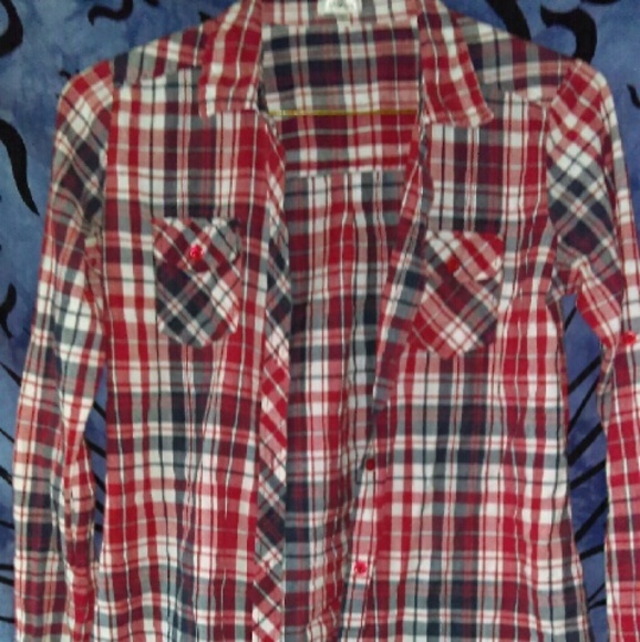 Red, White, and Blue Flannel