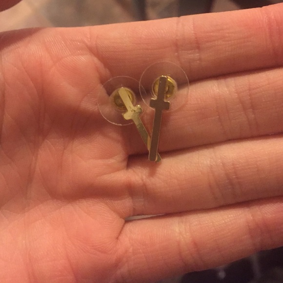 Cross earrings