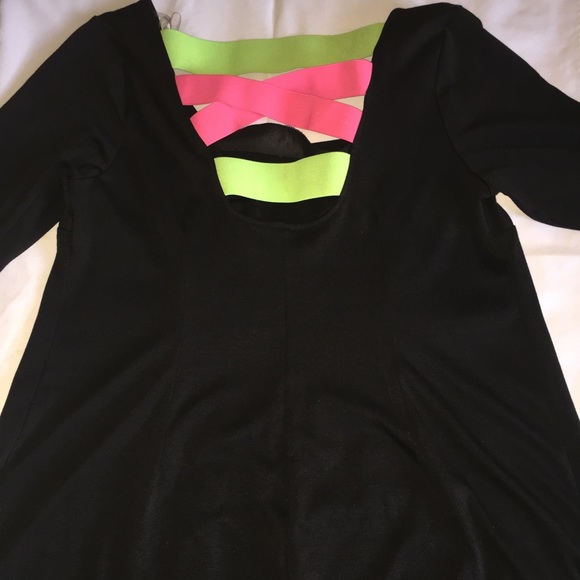 Plus Size Black Dress + Pop of Color