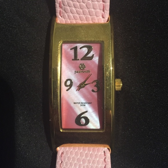 Leather Pastorelli watch - Picture 2 of 4