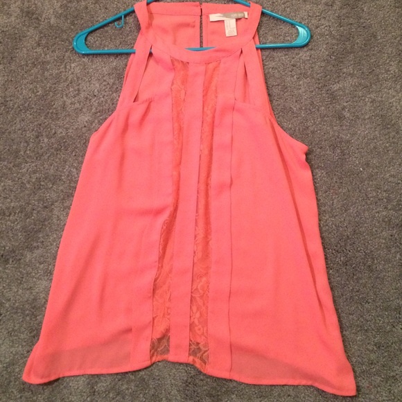 Tank top with lace