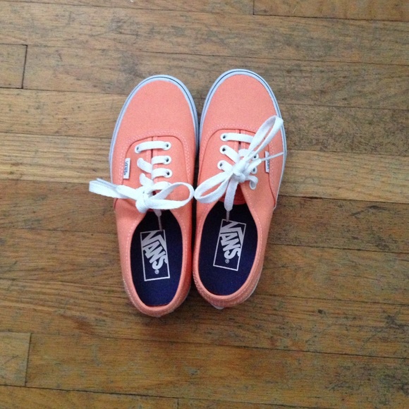 Sunset orange vans