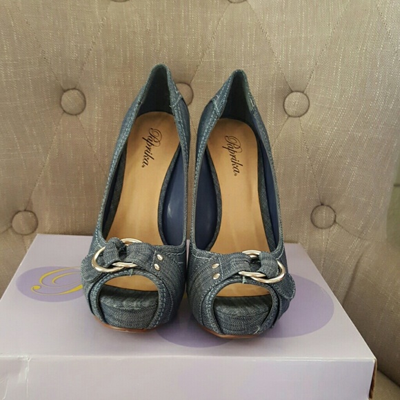 Jean heels