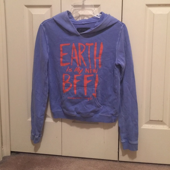 American Eagle Blue Hoodie- Size XS