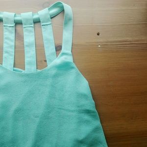 Guess Mint Chiffon Dress