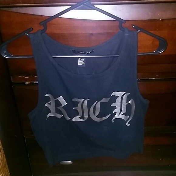 Brand new "RICH" Croptop
