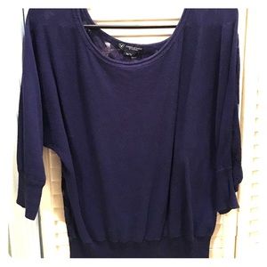 Slouchy, laced back, sweater