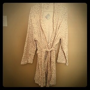 Nwt Leopard print Robe
