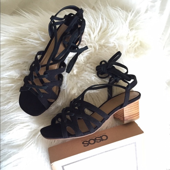 **BRAND NEW** Asos black strappy sandals
