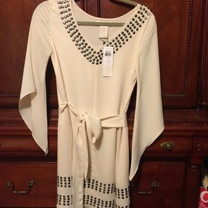 MM Couture ivory dress. Size xs