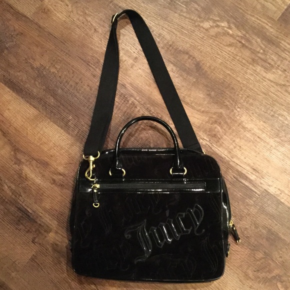 Juicy Couture laptop tote w/shoulder strap