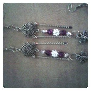 One of a kind draggonfly earrings