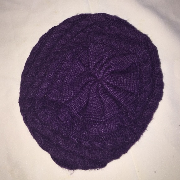 Purple Knit Beanie