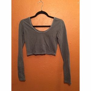 Truly Madly Deeply Long-Sleeve Crop Top