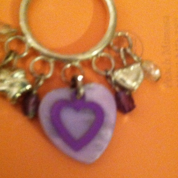 Purple Heart earrings from kohls. - Picture 2 of 2