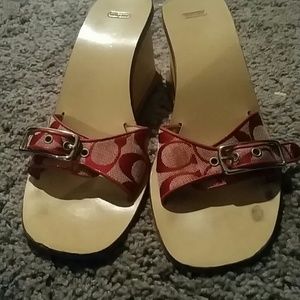 Authentic Signature Coach Sandals