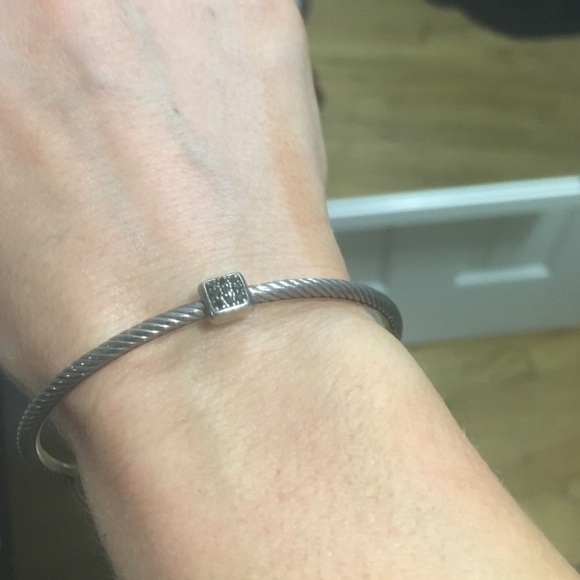 Rare David Yurman black diamond bracelet and ring - Picture 3 of 3