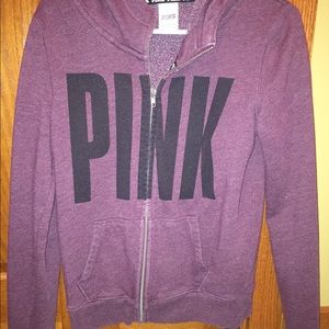 Pink half zip