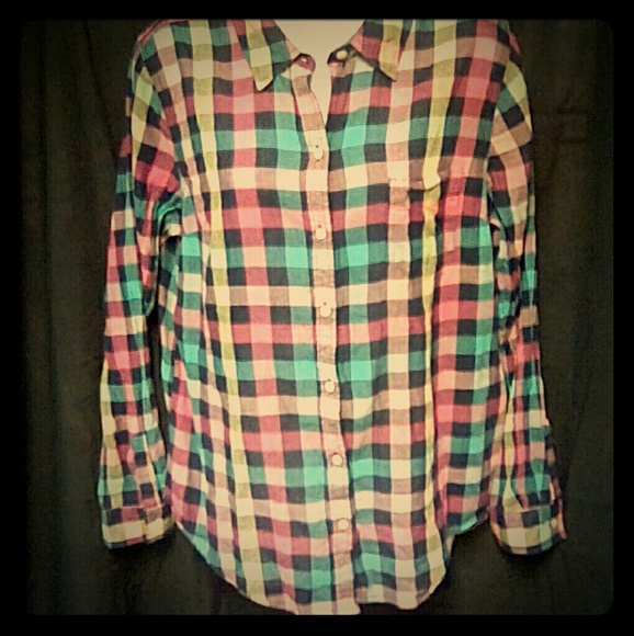 Old Navy Multicolored Button Down