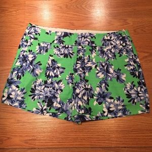 J crew green and blue (white accent) shorts