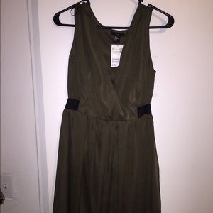 Olive green dress