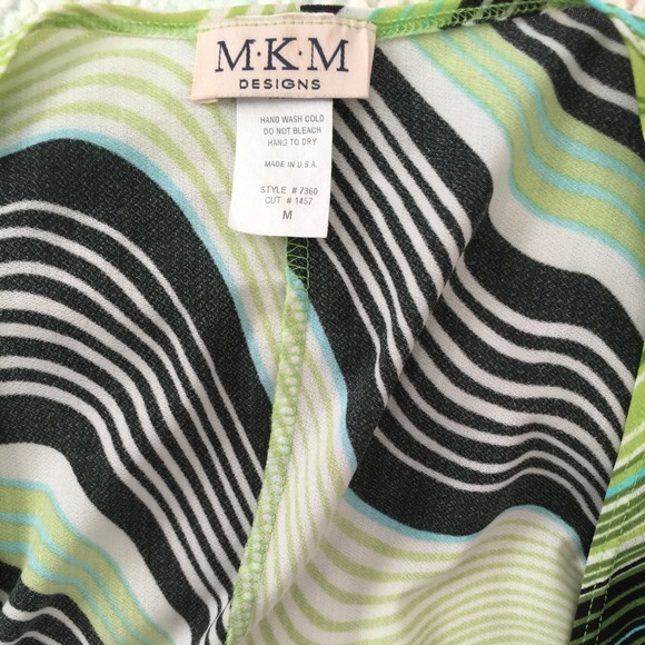 VINTAGE MKM WRAP DRESS - Picture 3 of 3