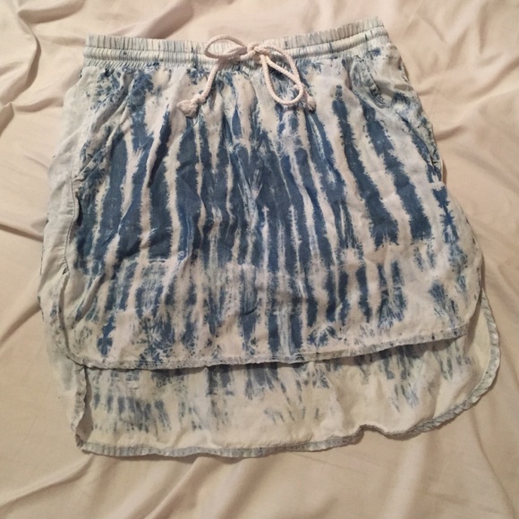 CLOTH & STONE TIE DYE SKIRT