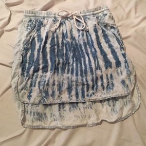 CLOTH & STONE TIE DYE SKIRT