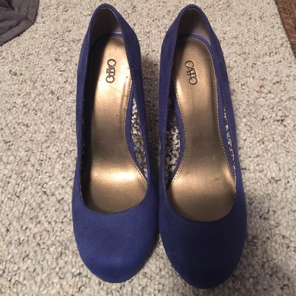Faux Suede Wedges