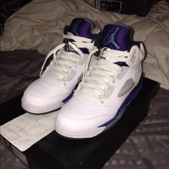 Nike Jordan 5 Retro Grape VNDS 7y