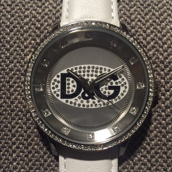 Dolce & Gabbana Prime Time Crystal White Watch
