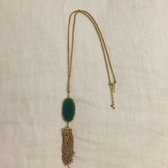 Kendra Scott Rayne Necklace in Green