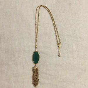 Kendra Scott Rayne Necklace in Green