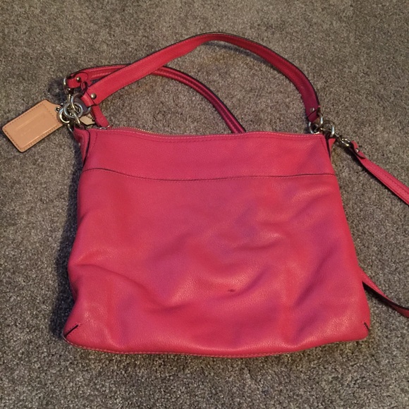 Coach poppy leather perri hippie bag