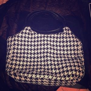 Houndstooth Large Purse