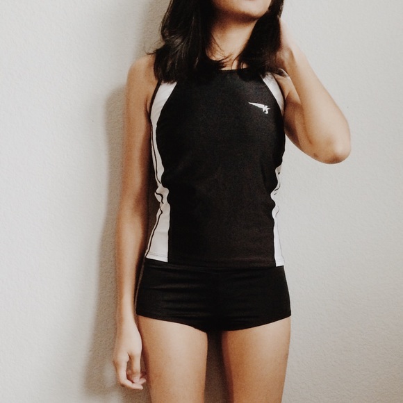 🌿 Black and White Swimwear / Bathing Suit Top 🌿