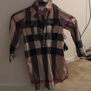 Authentic Toddler/girls Burberry tunic