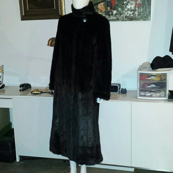 Full length Faux Fur Mink coat