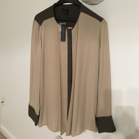 Silky dress shirt