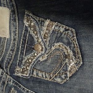 26/31 Silver Bootcut Jeans