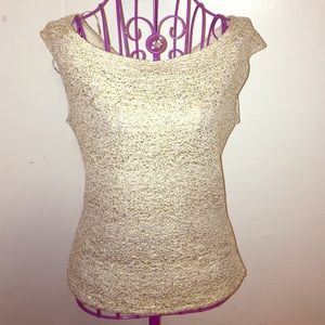 Gold glitter shirt