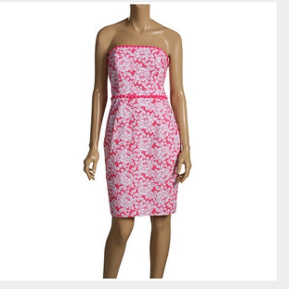 Lilly Pulitzer Strapless Dress.