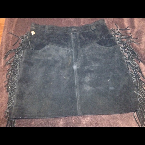 🎉FINAL MARKDOWN🎉 Harley Davidson Suede Skirt