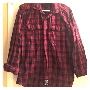 Calvin Klein Jeans collared mens dress shirt